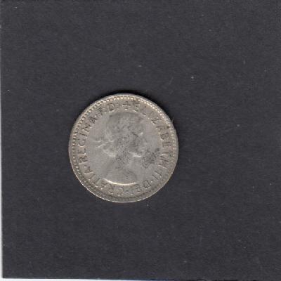 Beschrijving: 6 Pence ELIZABETH II  